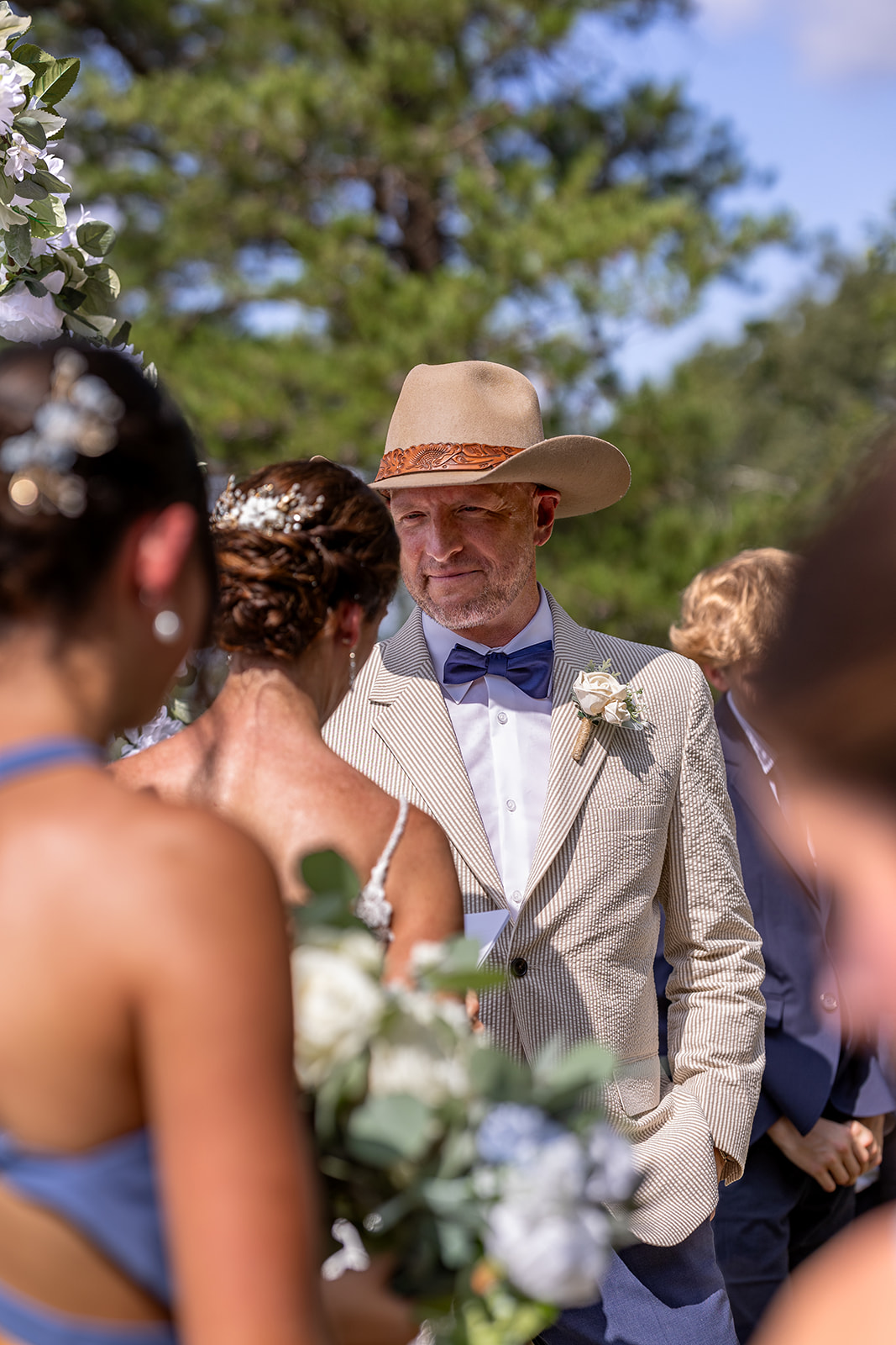 emotional moments shared during the stunning mountain elopement ceremony